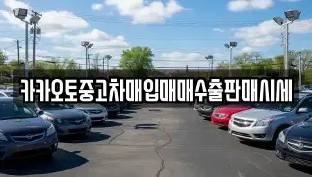 충남 아산시 용화동 중고차매입 전문 카카오토중고차매입매매수출판매시세