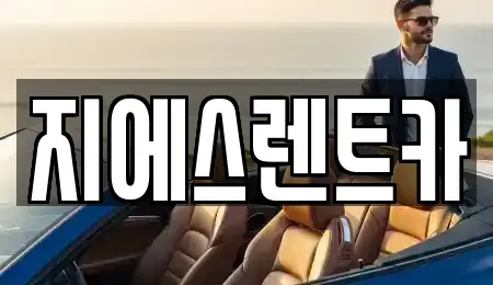 충남 천안시 동남구 청수동 렌트카 전문 지에스렌트카