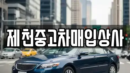 충북 제천시 신백동 중고차매입 전문 제천중고차매입상사