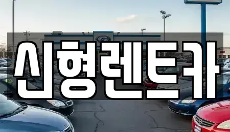 충북 제천시 하소동 렌트카 전문 신형렌트카