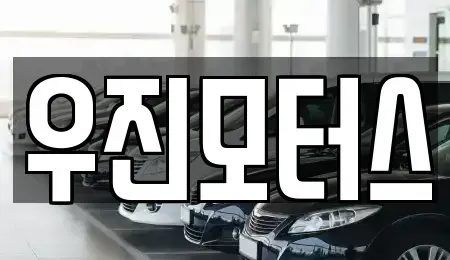 충북 제천시 하소동 중고차 전문 우진모터스