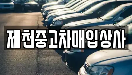 충북 제천시 하소동 중고차 전문 제천중고차매입상사