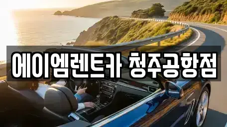 충북 청주시 청원구 내수읍 렌트카 전문 에이엠렌트카 청주공항점