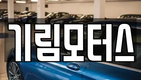충북 청주시 청원구 내수읍 중고차 전문 기림모터스