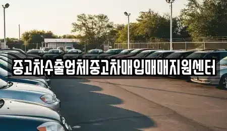 충청남도 공주시 우성면 중고차매입 전문 중고차수출업체중고차매입매매지원센터
