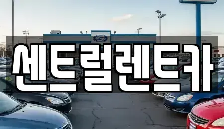 충청남도 논산시 강산동 렌트카 전문 센트럴렌트카