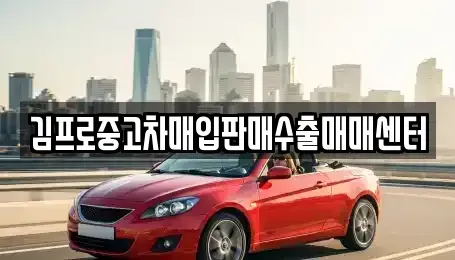 충청남도 논산시 강산동 중고차 전문 김프로중고차매입판매수출매매센터
