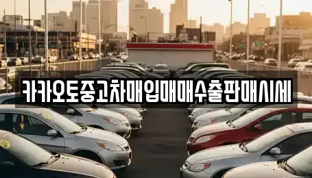 충청남도 논산시 강산동 중고차매입 전문 카카오토중고차매입매매수출판매시세