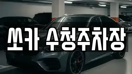 충청남도 당진시 수청동 렌트카 전문 쏘카 수청주차장