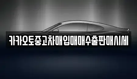 충청남도 당진시 채운동 중고차 전문 카카오토중고차매입매매수출판매시세