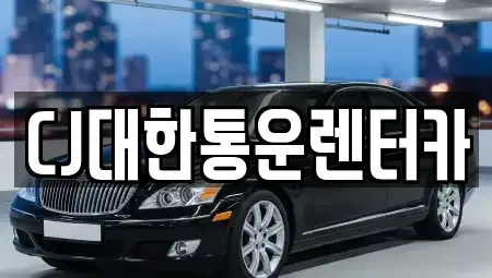 충청남도 서천군 장항읍 렌트카 전문 CJ대한통운렌터카