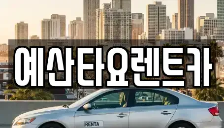 충청남도 아산시 도고면 렌트카 전문 예산타요렌트카