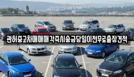 충청남도 천안시 동남구 성황동 중고차매매 전문 관허중고차매매매각즉시송금당일이전무료출장견적