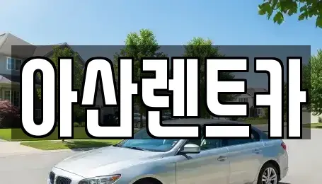 충청남도 천안시 동남구 풍세면 렌트카 전문 아산렌트카