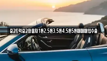충청남도 천안시 동남구 풍세면 중고차매입 전문 중고트럭중고화물차1톤2.5톤3.5톤4.5톤5톤매매매입수출