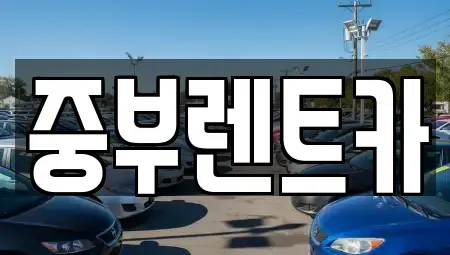 충청북도 음성군 음성읍 렌트카 전문 중부렌트카