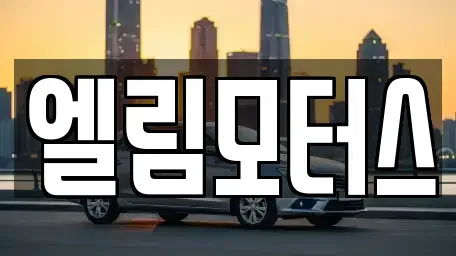 충청북도 음성군 음성읍 중고차매매 전문 엘림모터스