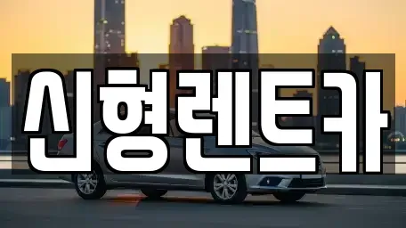 충청북도 제천시 하소동 렌트카 전문 신형렌트카