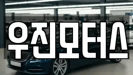 충청북도 제천시 하소동 중고차 전문 우진모터스