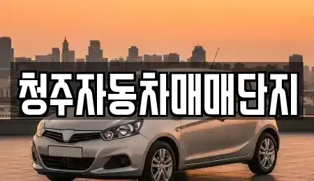 충청북도 청주시 청원구 오동동 중고차 전문 청주자동차매매단지