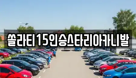 충청북도 충주시 성서동 렌트카 전문 쏠라티15인승스타리아카니발