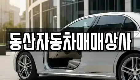 충청북도 충주시 용탄동 중고차 전문 동산자동차매매상사