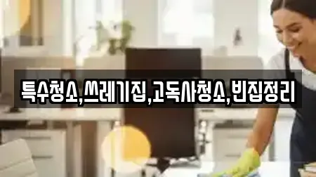 특수청소,쓰레기집,고독사청소,빈집정리